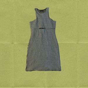 Volcom Gray Mini Dress Halter Sleeveless